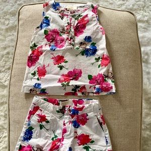 Kate Spade Girls Matching Set (top and short)
